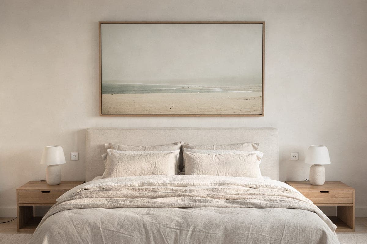 Bedroom wall art: choosing pieces you can sleep under