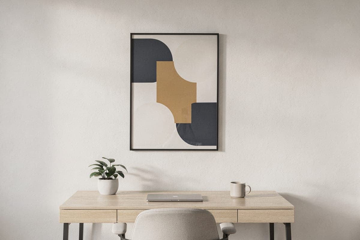 Wall art for the home office: what to hang where you work